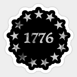 1776 Patriotic Usa 4Th Of July Sticker